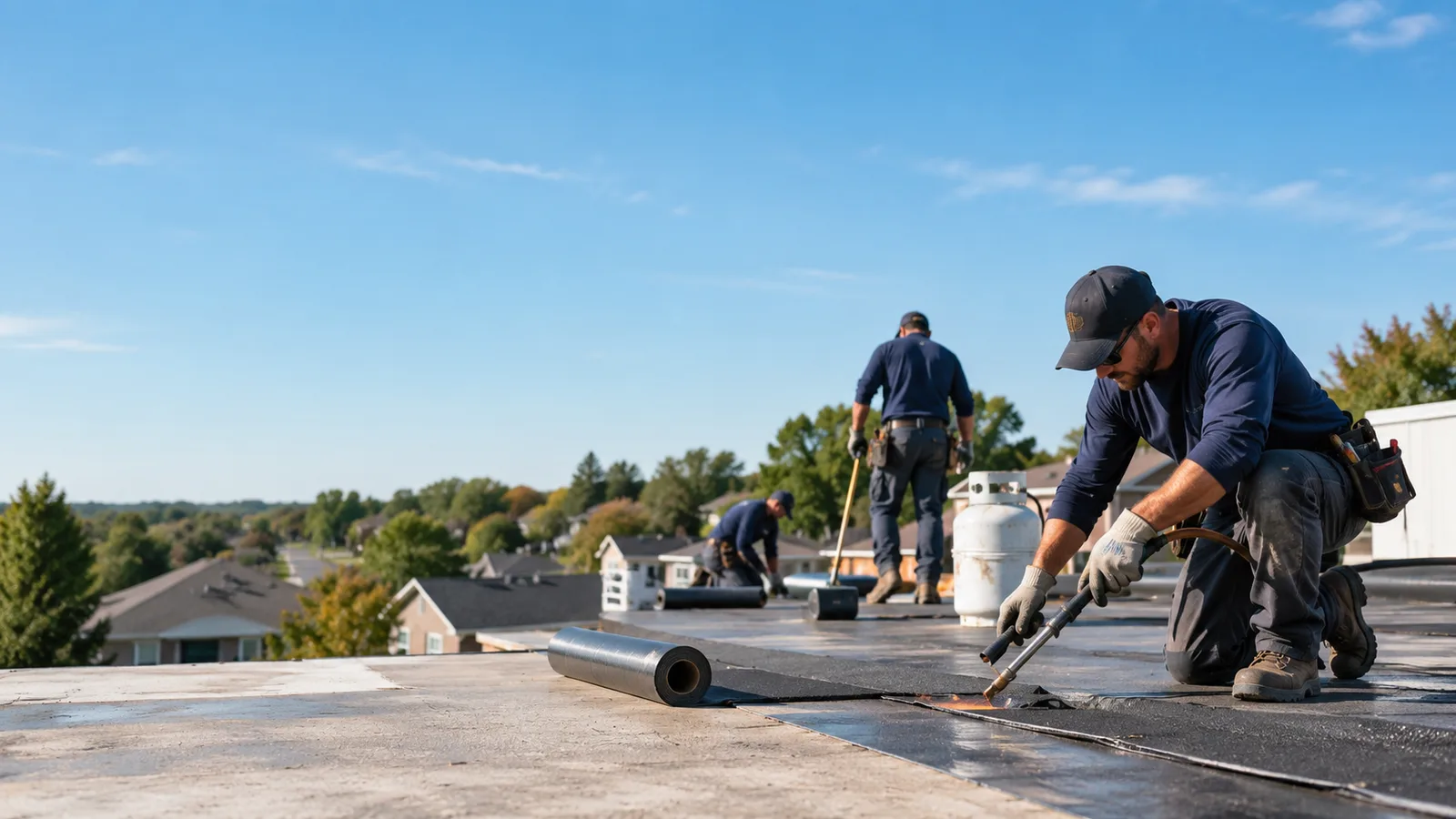 Flat Roof Leak Repair providers in Scammon, KS